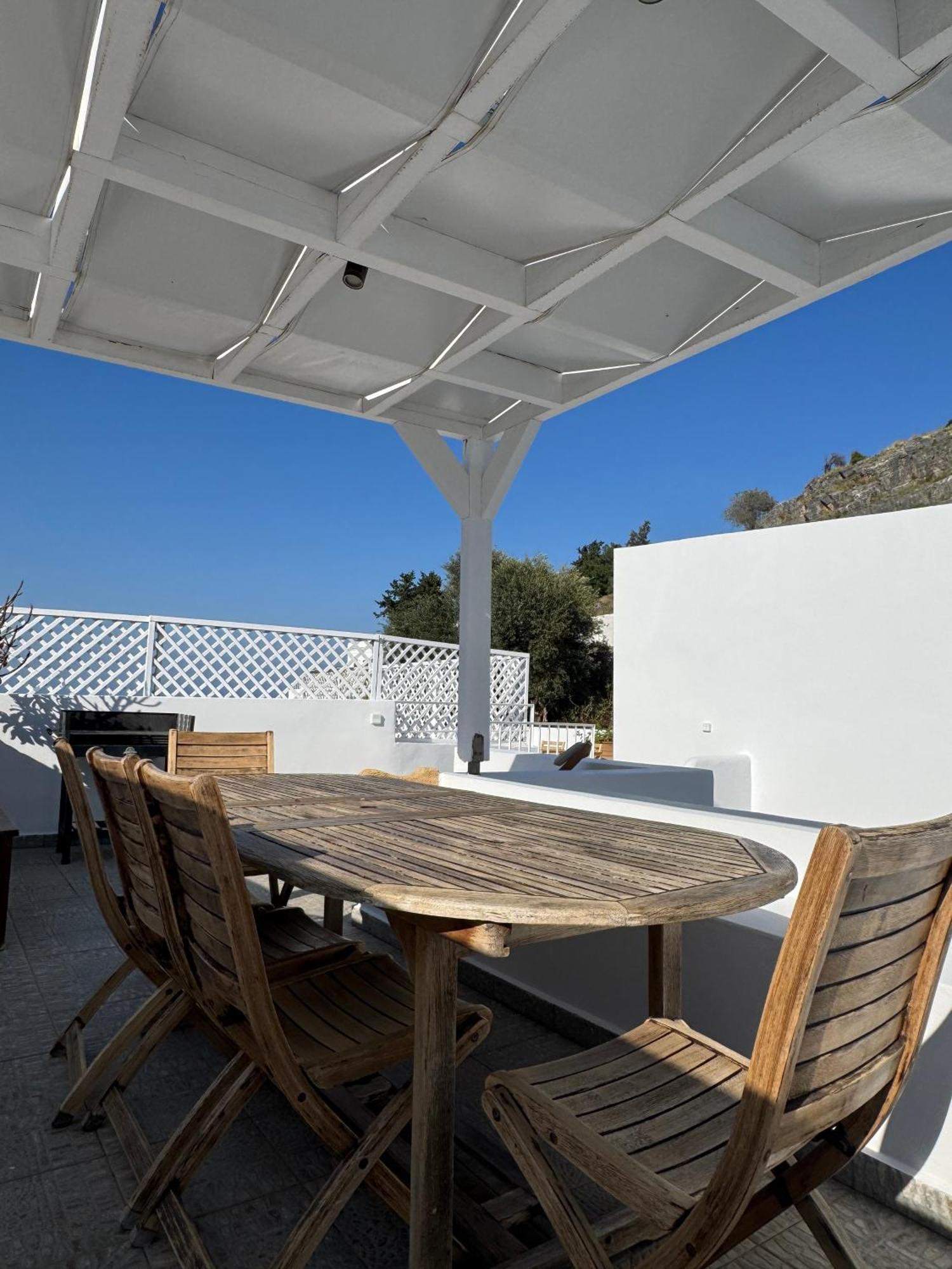 Elegant-Lindian Villa Marietta Lindos  Exterior photo
